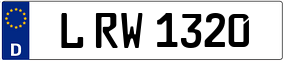 Truck License Plate